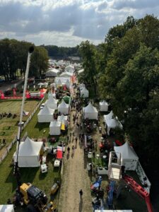 Vue du salon vert depuis la VTX 240